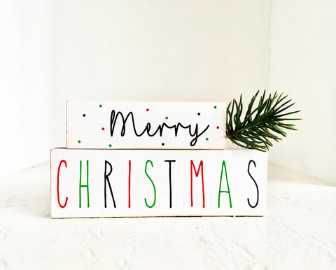 Holiday signs, Tiered tray decor, Merry Christmas, Christmas decor, Tiered tray signs, Hostess gift, Coffee bar, Teacher gift, Traditional