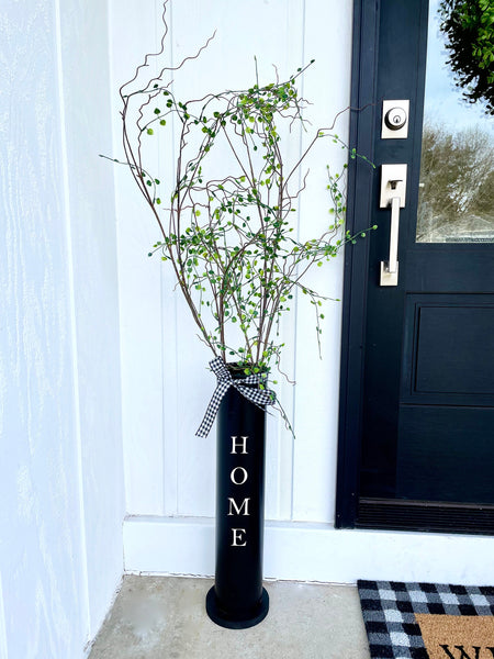 Porch vase, Large vase, Personalized Mother's day gift, Spring decor, Housewarming, farmhouse, Porch decor, Welcome sign, Home sign