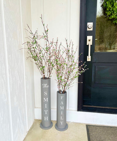 Porch decor, Large floor vases, Personalized Mother's day gift, Housewarming